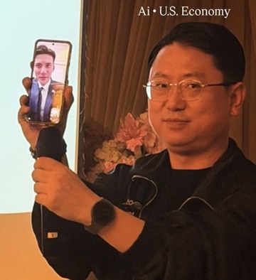Richard Lee presenting AI and U.S. Economy