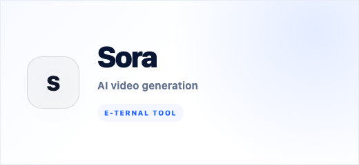 Sora logo tile